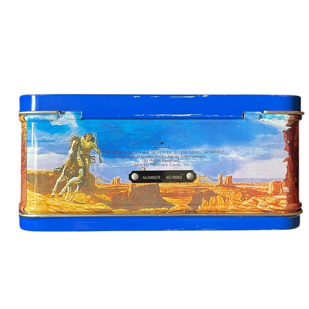 Hallmark Blue Lone Ranger Lunchbox - Picture 8 of 8